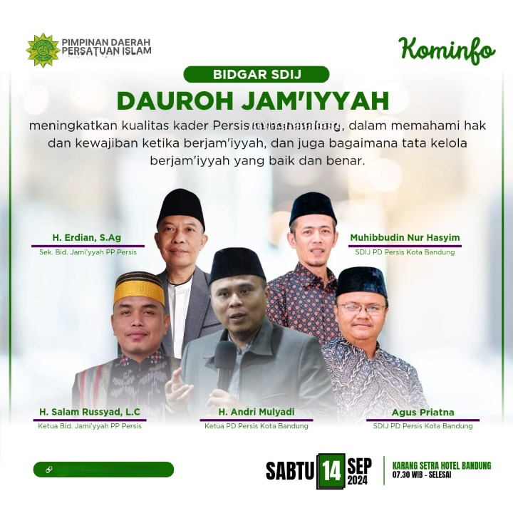 Dauroh Jamiyyah SDIJ PD PERSIS Kabupaten Padang Pariaman