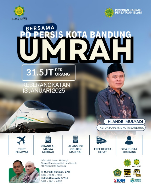 Umroh Bersama PD PERSIS Kabupaten Padang Pariaman